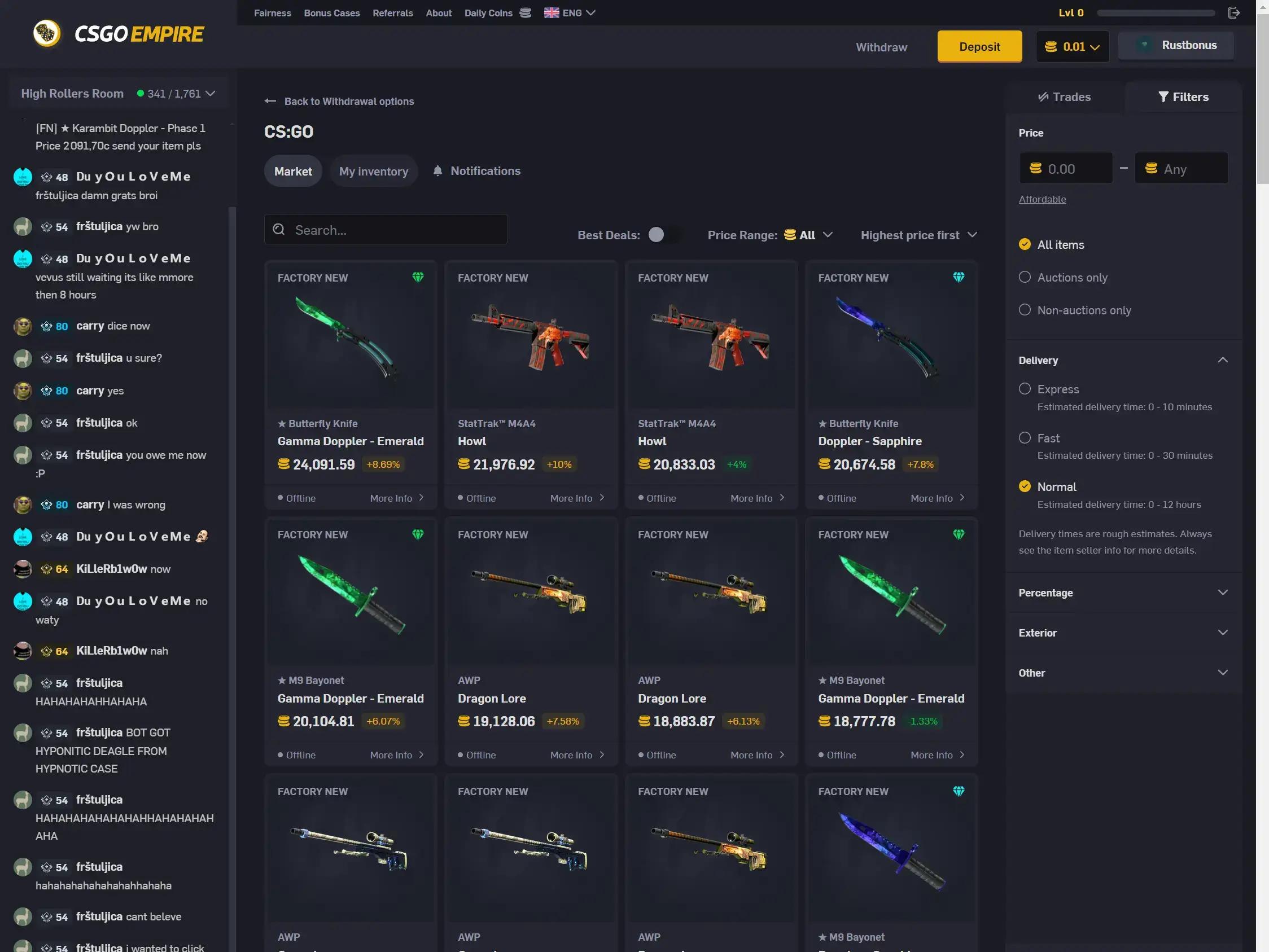 csgoempire Home